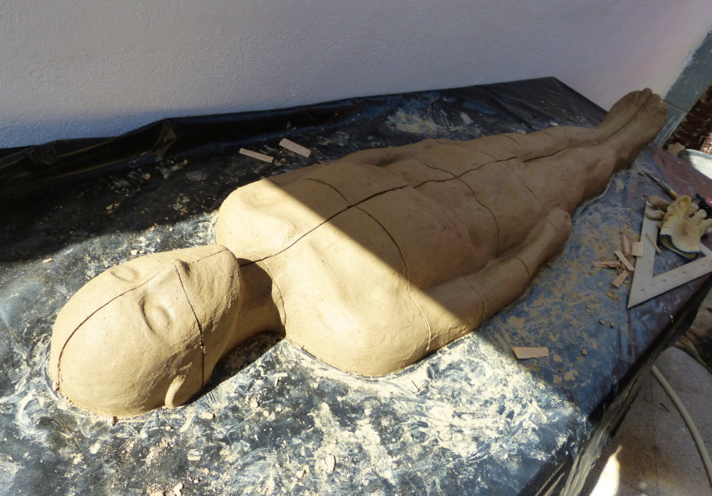 Hombre de barro proceso